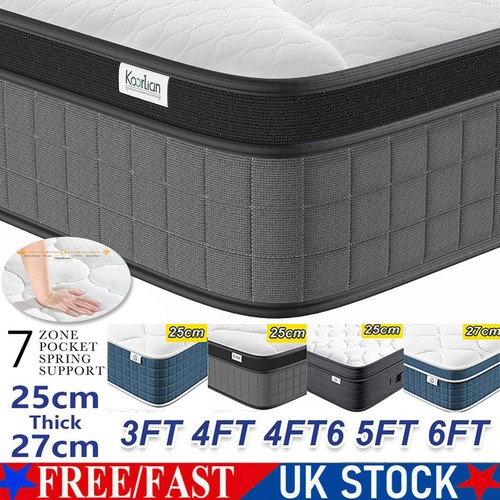 Memory foam mattress - foam, sprung