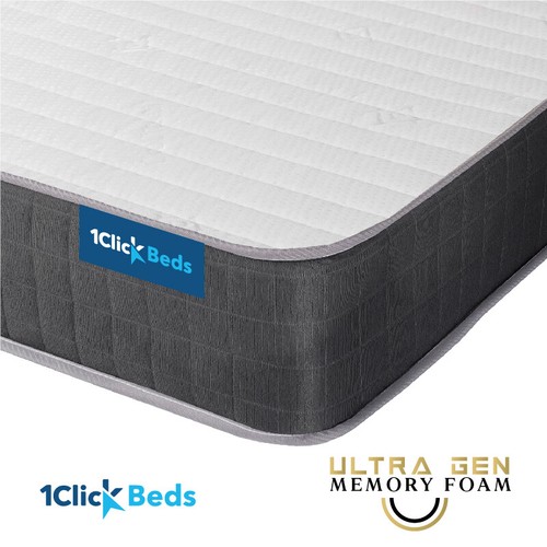 Black quilted memory - quilted, foam