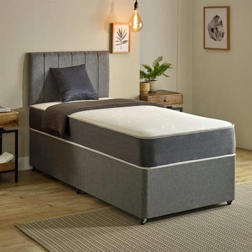Memory foam mattress sprung - foam,