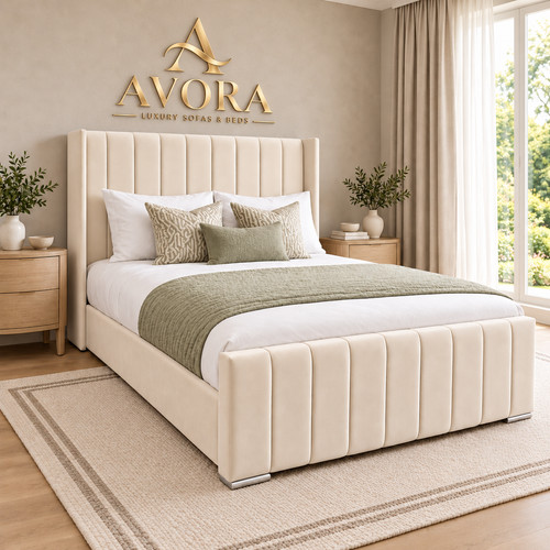 Upholstered winged panel plush - upholstered,