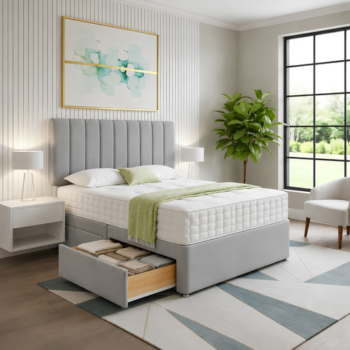 Reinforced divan bed set - reinforced,