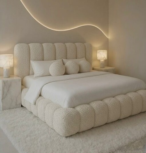 Cloud teddy boucle bubble - cloud,